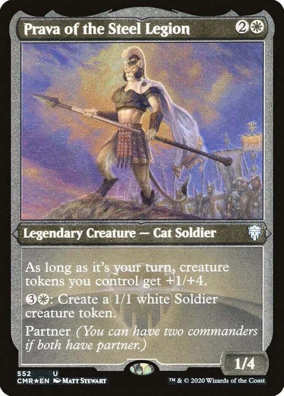 Prava of the Steel Legion (Foil Etched) (552) (CMR)