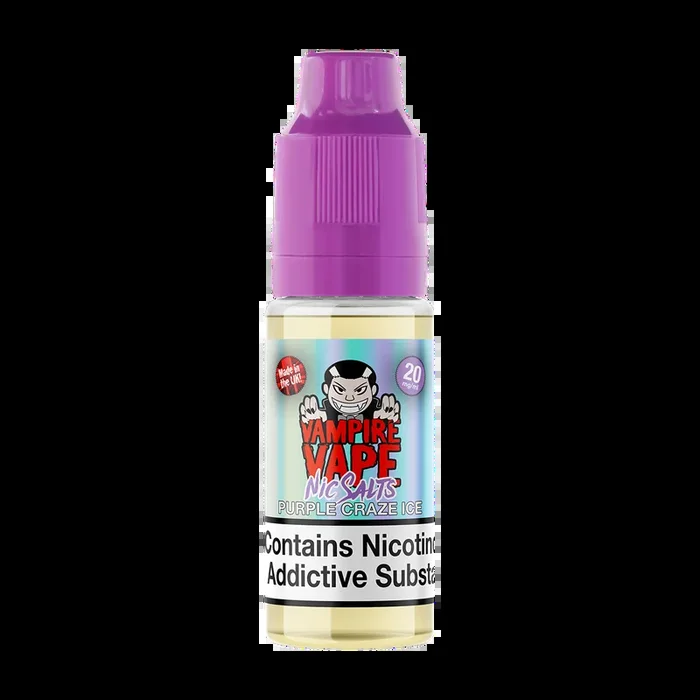 Purple Craze Ice Nic Salt By Vampire Vape 10ml