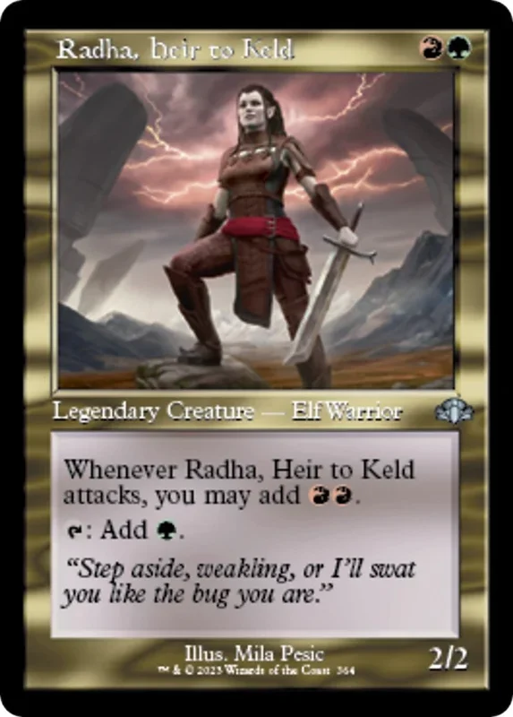 Radha, Heir to Keld (Retro Frame) (364) (DMR)
