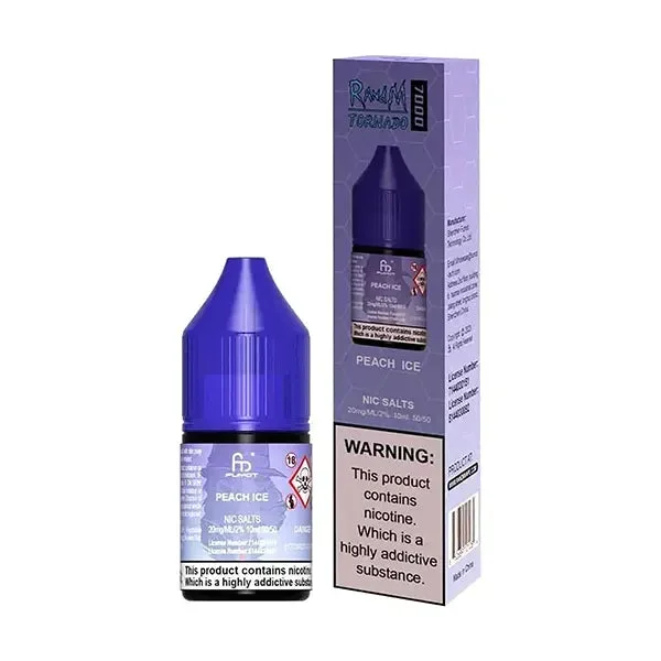 RandM Tornado 9000 Peach Ice 10ml Nic Salt E-liquid
