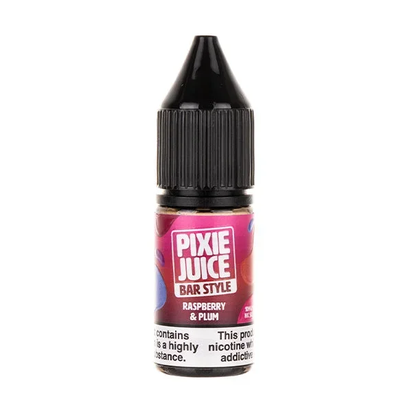 Raspberry & Plum Bar Style Nic Salt E-Liquid by Pixie Juice