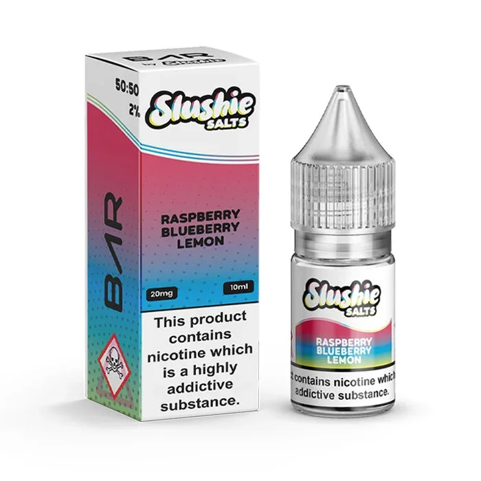 Raspberry Blueberry Lemon Nic Salt E-Liquid by Slushie Salts BAR