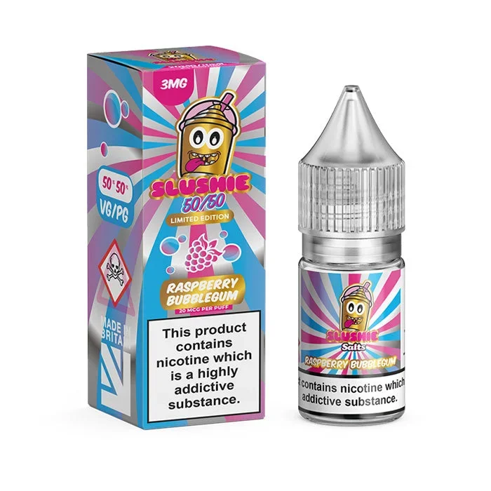 Raspberry Bubblegum 10ml E-Liquid by Slushie 50/50