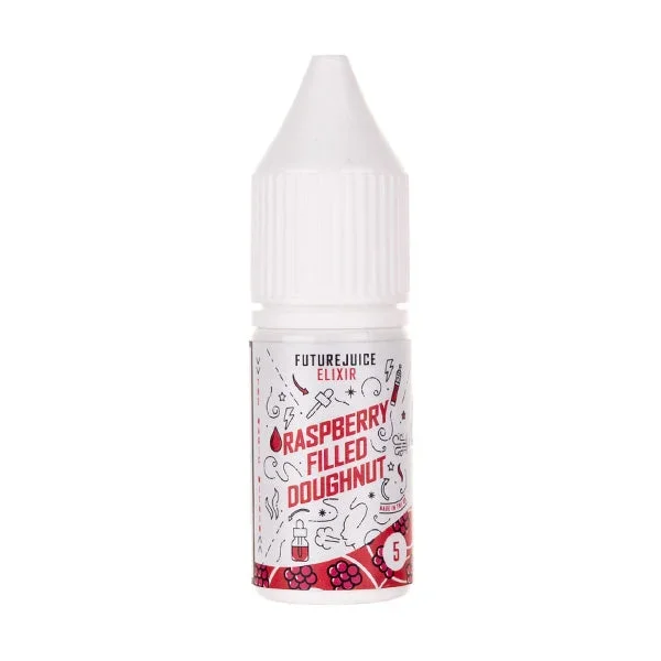 Raspberry Filled Doughnut Nic Salt E-Liquid by Future Juice Elixir
