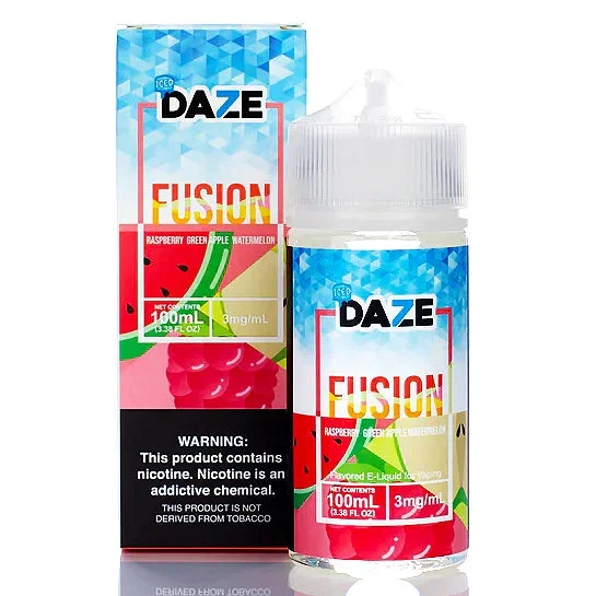 Raspberry Green Apple Watermelon Iced – Daze Fusion E-Juice (100 ml)