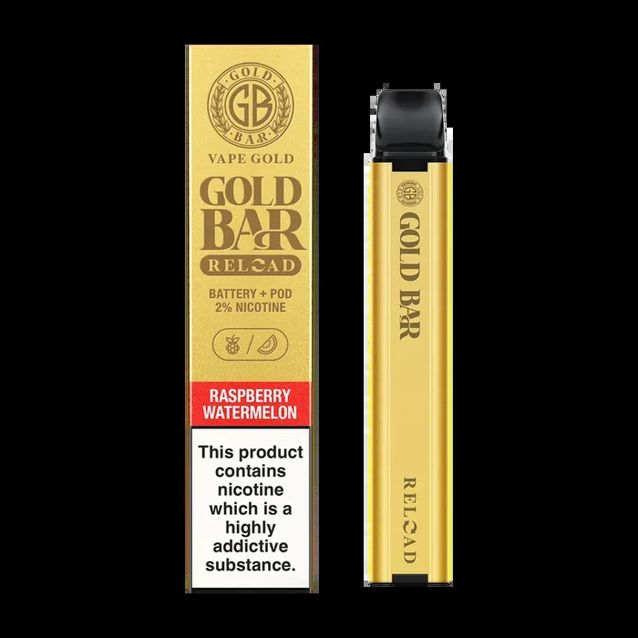 Raspberry Watermelon Gold Bar Reload Prefilled Pod Kit