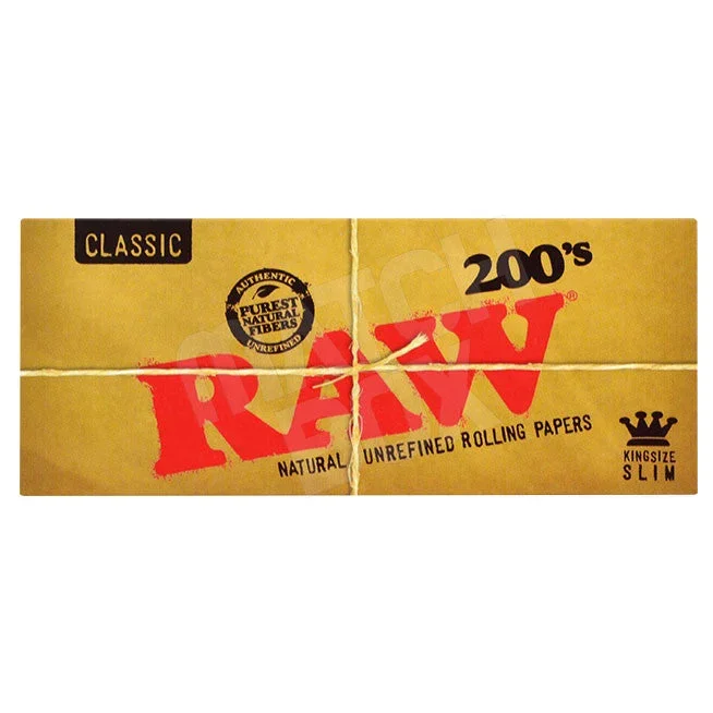 RAW- 40PK CLASSIC KING SLIM 200’S PAPERS