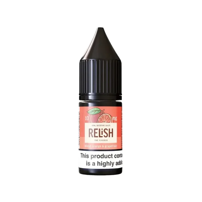 Relish Blood Orange & Grapefruit 10ml Nic Salt E-liquid