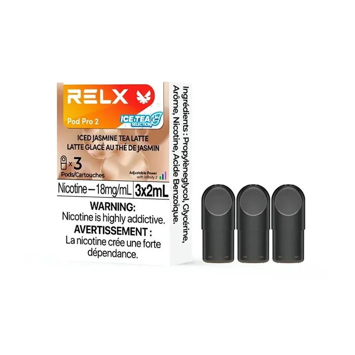 RELX Pod Pro 2 – Iced Jasmine Tea Latte (3 Pack) (ON)