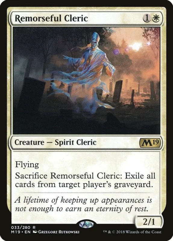 Remorseful Cleric (33) (M19)