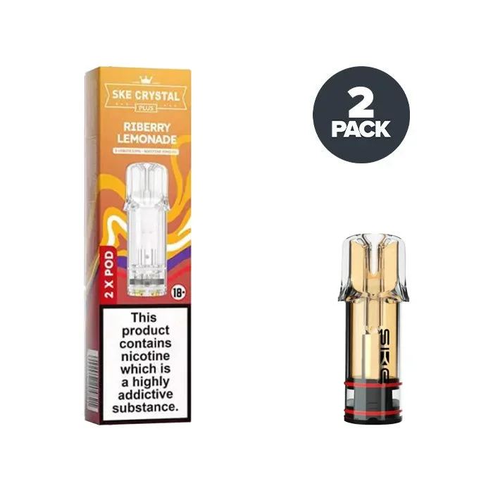 Riberry Lemonade SKE Crystal Plus Pre-filled Pods