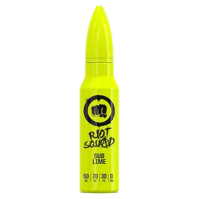 Riot Squad – Sub-Lime 50ml Short Fill E-Liquid