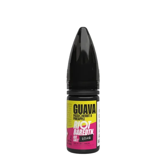 Riot Squad BAR Edition Guava Passionfruit & Pineapple 10ml Nic Salt E-liquid