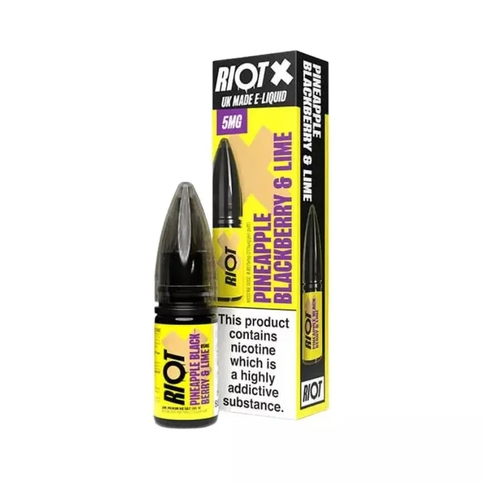 Riot X Pineapple Blackberry Lime Nic Salt 10ml