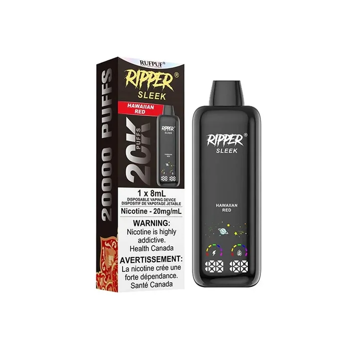 Ripper Sleek 20K Disposable – Hawaiian Red (ON)