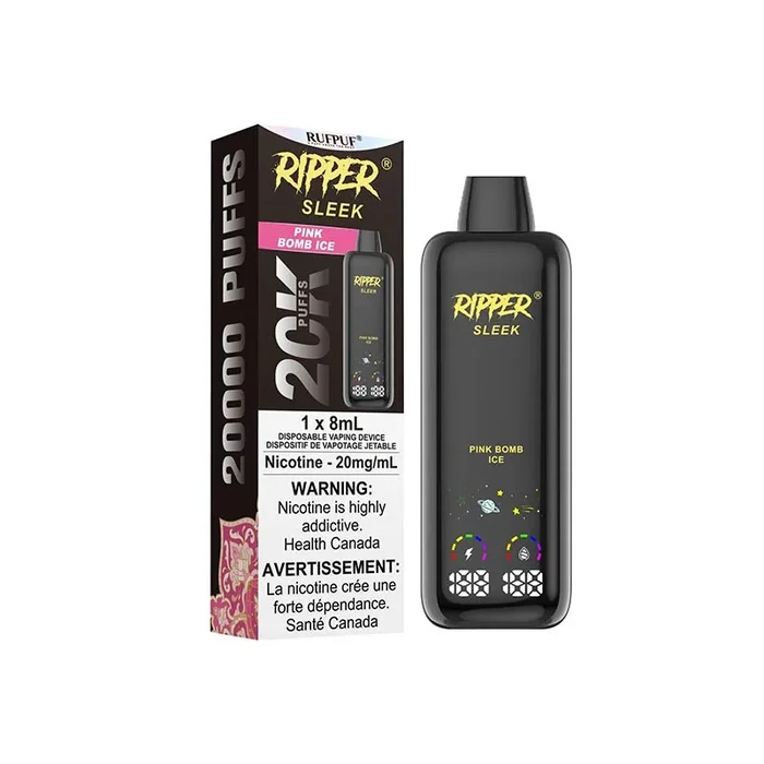 Ripper Sleek 20K Disposable – Pink Bomb Ice