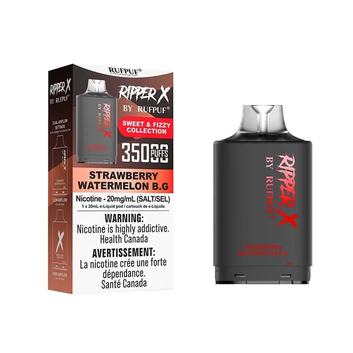 Ripper X Pod by Rufpuf 75K – Strawberry Watermelon B.G