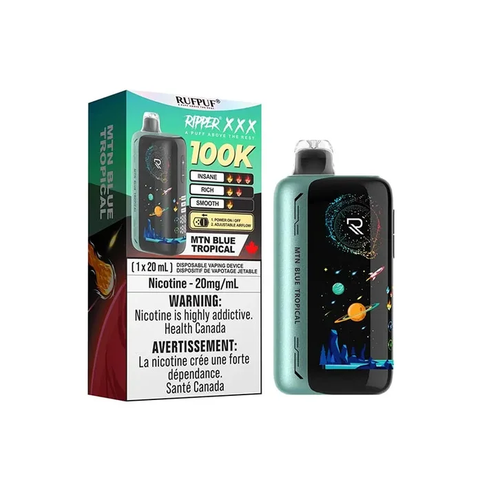 Ripper XXX 100K Disposable – MTN Blue Tropical