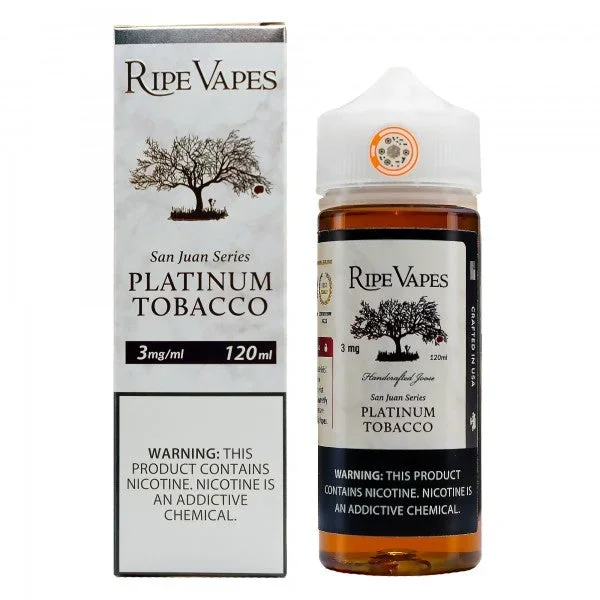 San Juan Platinum Tobacco – Ripe Vapes 120mL