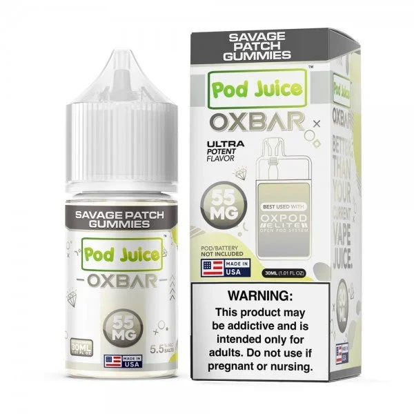 Savage Patch Gummies – Pod Juice x OXBAR Salt 30mL