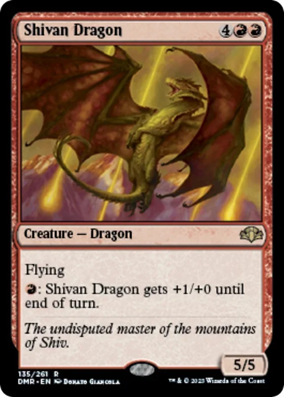 Shivan Dragon (135) (DMR)