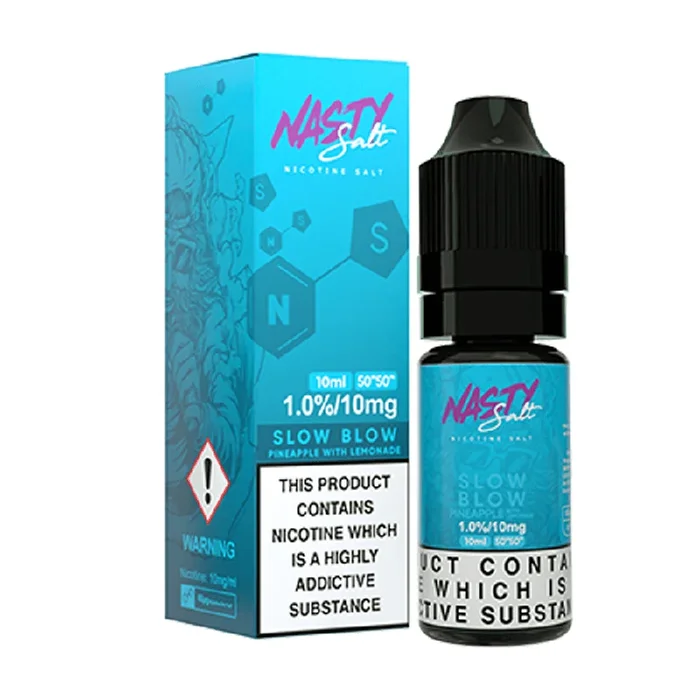 Slow Blow Nic Salt E-Liquid by Nasty Juice 10ml