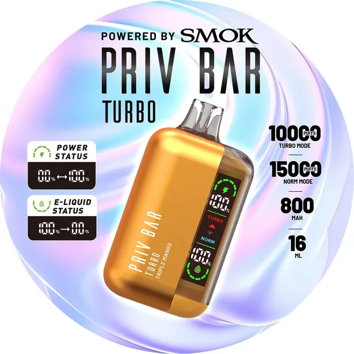 SMOK PRIV BAR TURBO DISPOSABLE VAPORIZOR