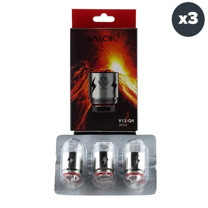 Smok TFV12 V12-Q4 Atomizer Heads (Pack of 3)