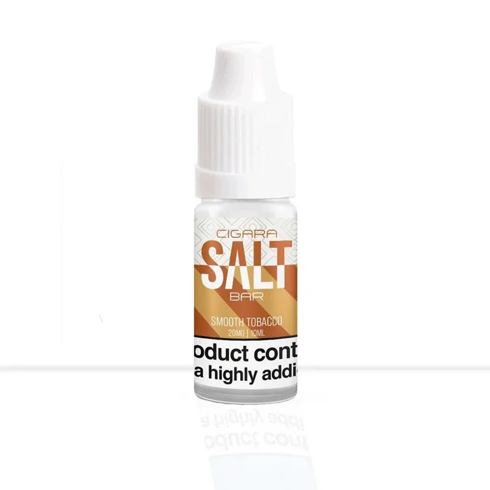 Smooth Tobacco Nic Salt E-Liquid Cigara Salt Bar
