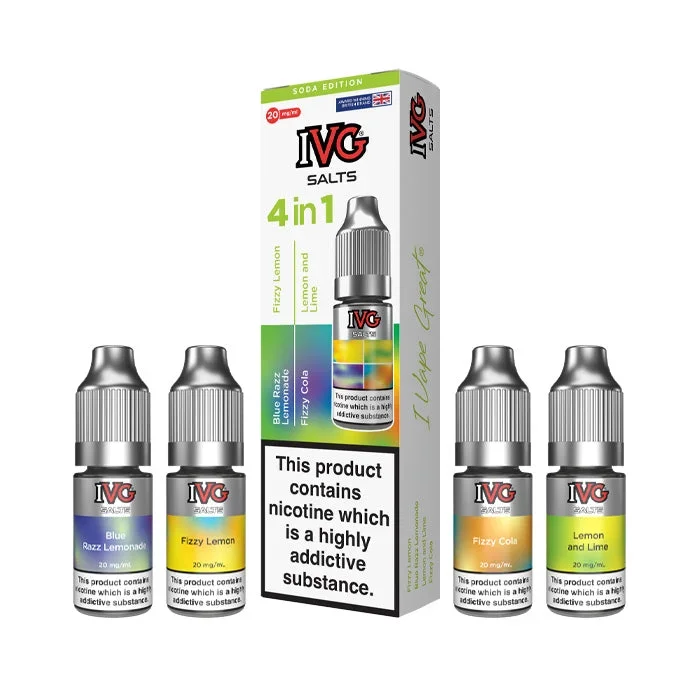 Soda Edition 4 in 1 Nic Salts by IVG