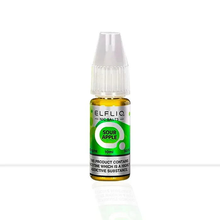 Sour Apple Nic Salt E-liquid Elf Bar Elfliq