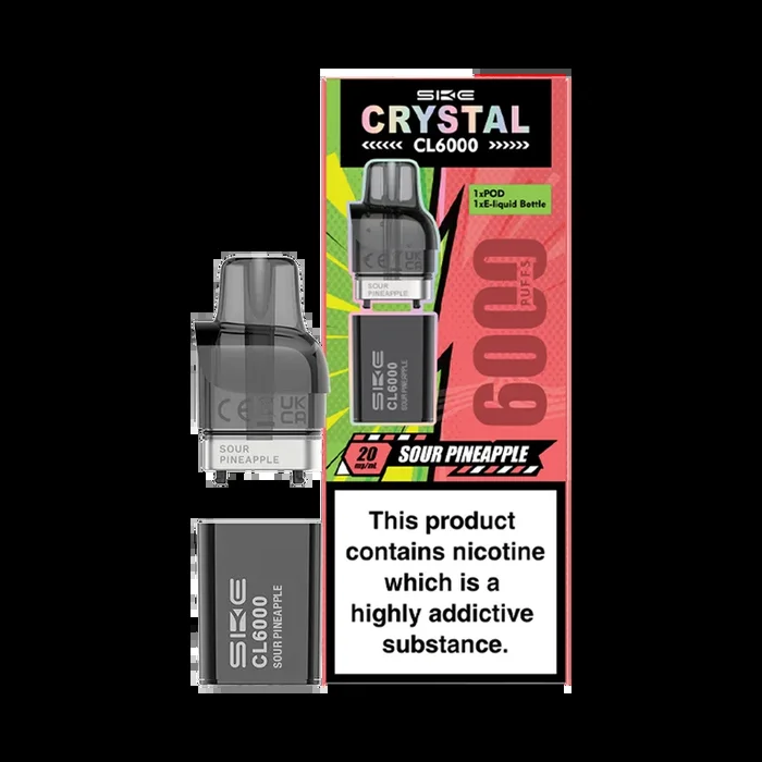 Sour Pineapple SKE Crystal CL6000 Pods