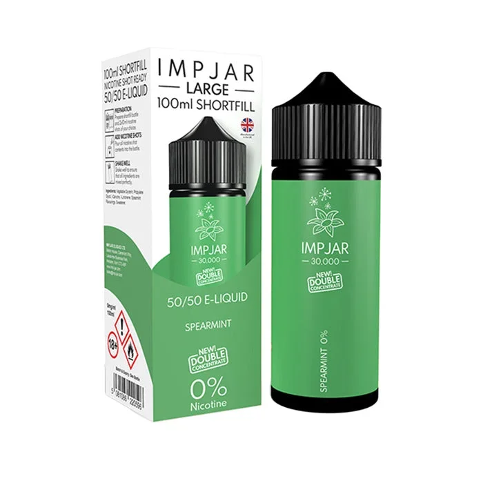 Spearmint 100ml Shortfill by Imp Jar Large