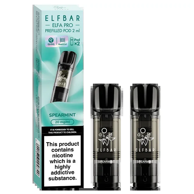Spearmint Elfbar Elfa Pro Pods