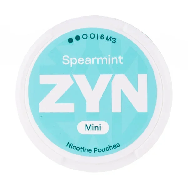 Spearmint Mini Medium Nicotine Pouches by Zyn