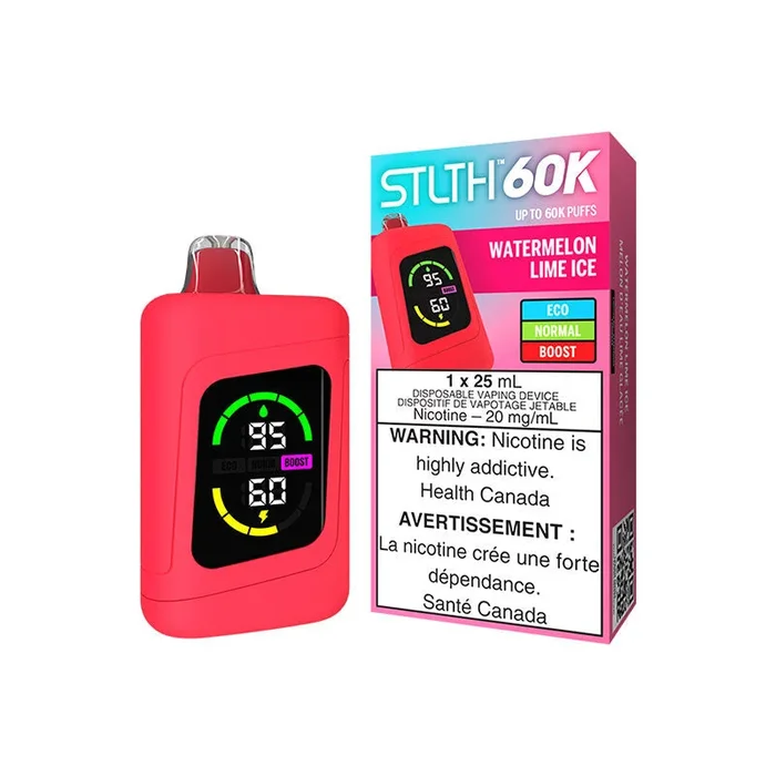 STLTH 60K Disposable – Watermelon Lime Ice (MB)