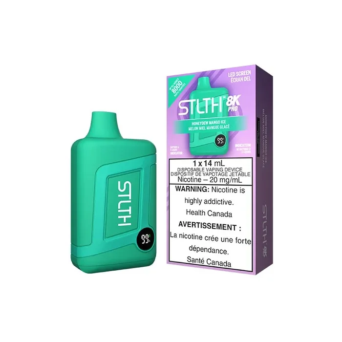 STLTH 8K Pro Disposable – Honeydew Mango Ice