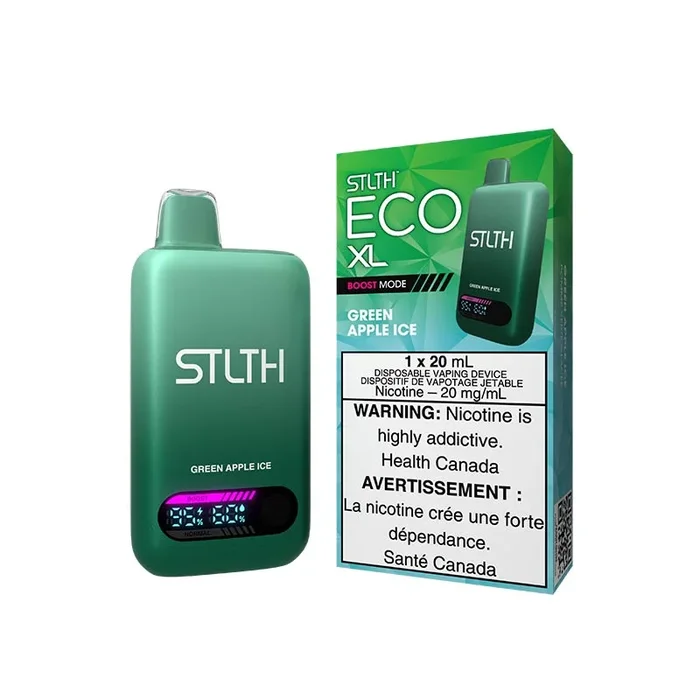 STLTH ECO XL Disposable – Green Apple Ice (AB)