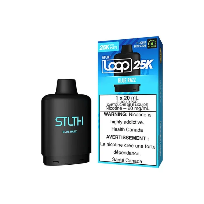 STLTH LOOP 25K Pod Pack – Blue Razz (AB)