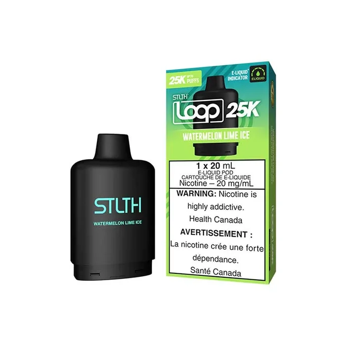 STLTH LOOP 25K Pod Pack – Watermelon Lime Ice (MB)
