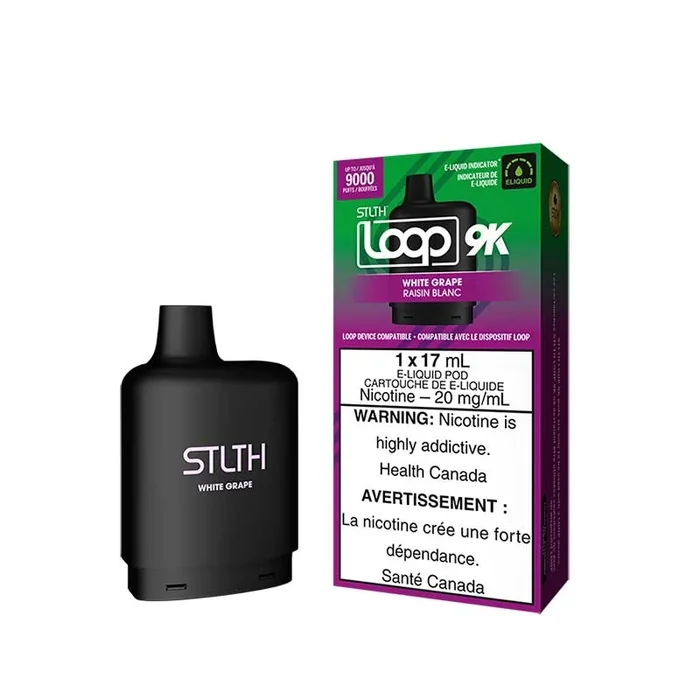 STLTH LOOP 9K Pod Pack – White Grape