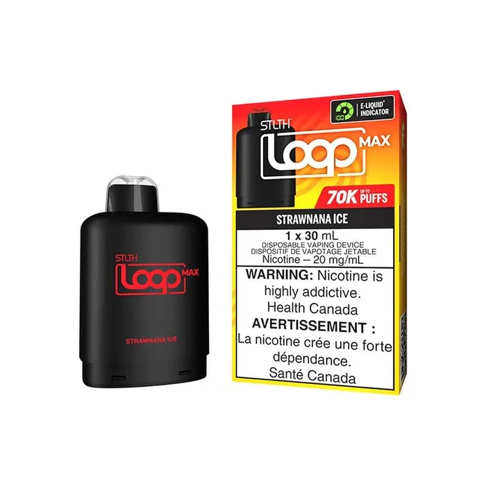 STLTH LOOP MAX Pod Pack – Strawnana Ice (ON)