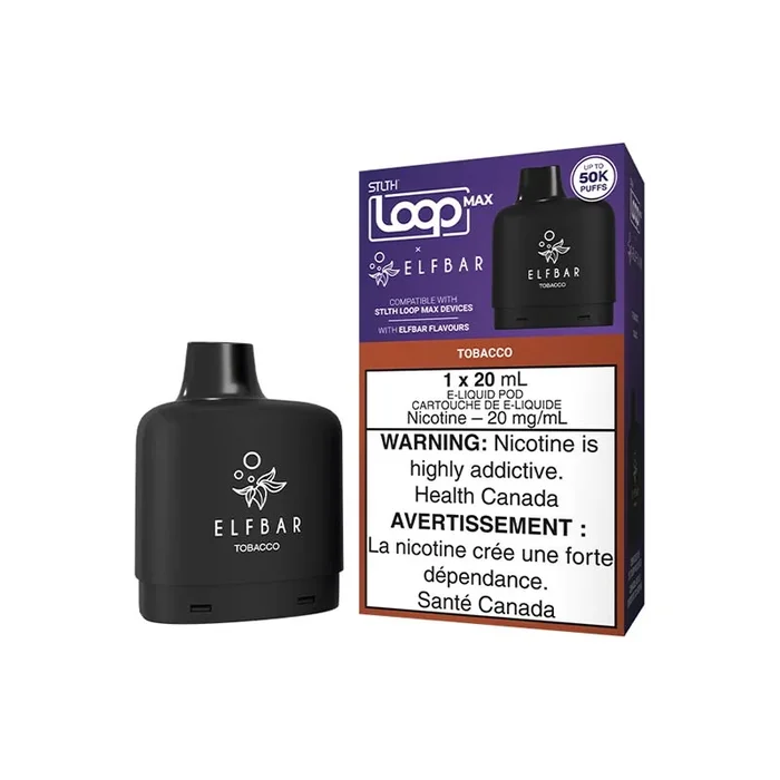 STLTH LOOP MAX x ELFBAR Pod Pack – Tobacco (ON)