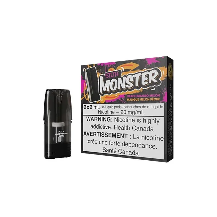 STLTH Monster Pod Pack – Peach Mango Melon