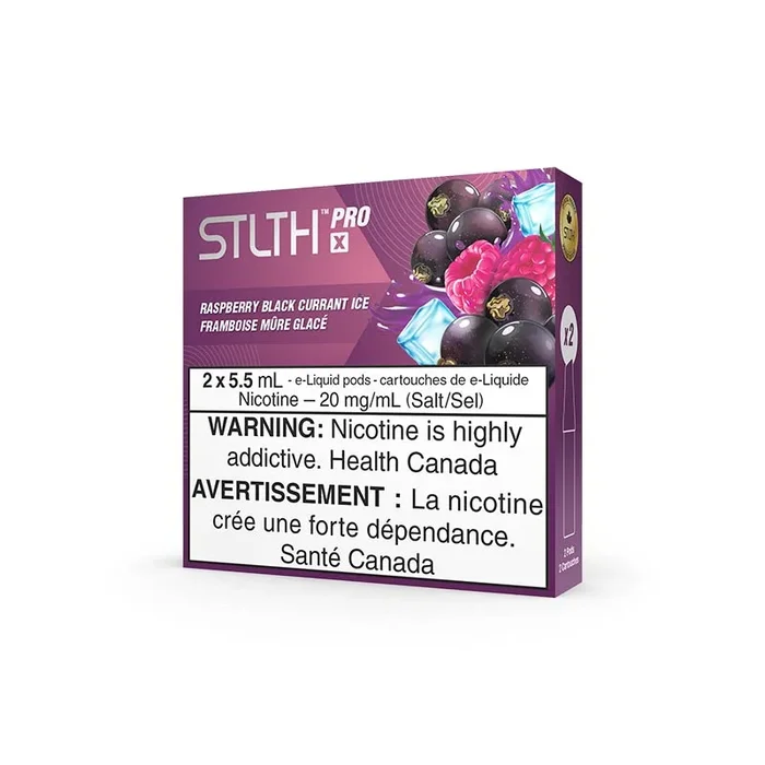 STLTH PRO X Pod Pack – Raspberry Black Currant Ice