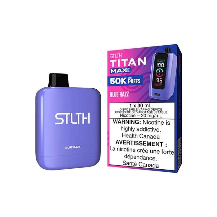STLTH Titan Max Disposable – Blue Razz (ON)