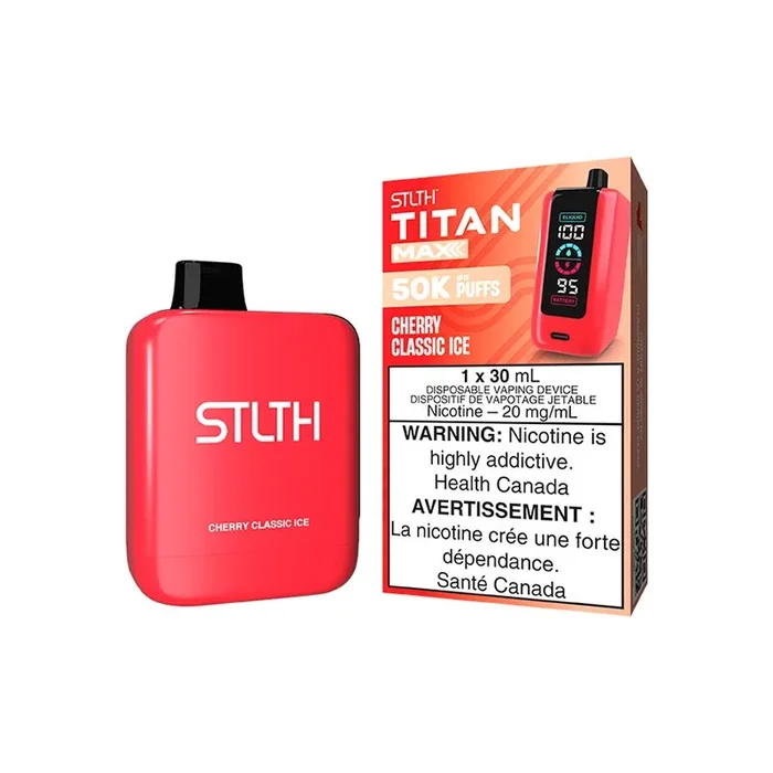 STLTH Titan Max Disposable – Cherry Classic Ice (MB)