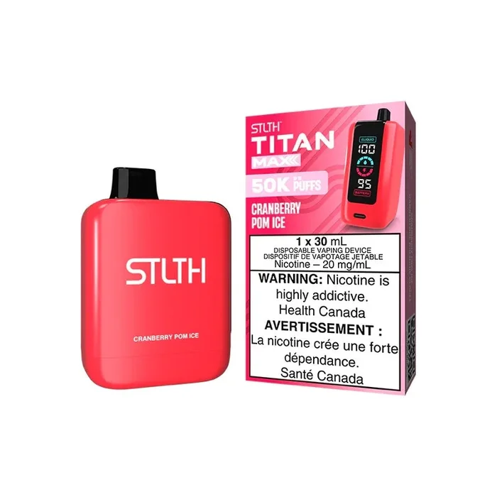 STLTH Titan Max Disposable – Cranberry Pom Ice (MB)