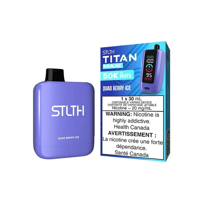 STLTH Titan Max Disposable – Quad Berry Ice