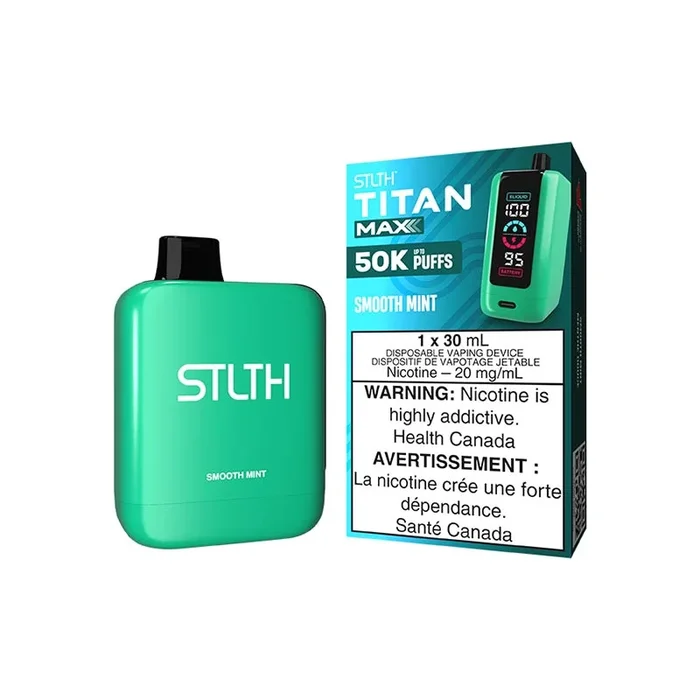 STLTH Titan Max Disposable – Smooth Mint (ON)